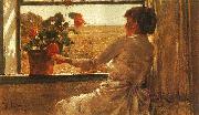 Childe Hassam Summer Evening oil painting picture wholesale